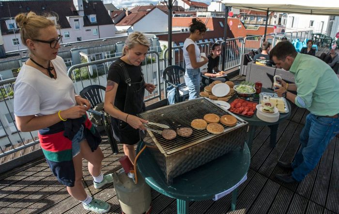 Grillen auf der Dachterrasse - Krach auf´m Dach 2017