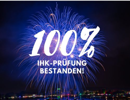 100% IHK-Prüfung bestanden