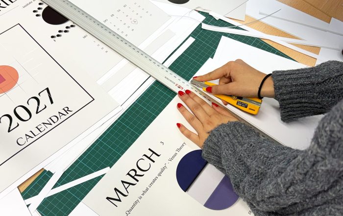 Inspirations-Kalender: Kreative Kalendergestaltung an der Akademie der media